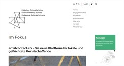 Desktop Screenshot of kultur-vermittlung.ch