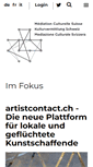 Mobile Screenshot of kultur-vermittlung.ch